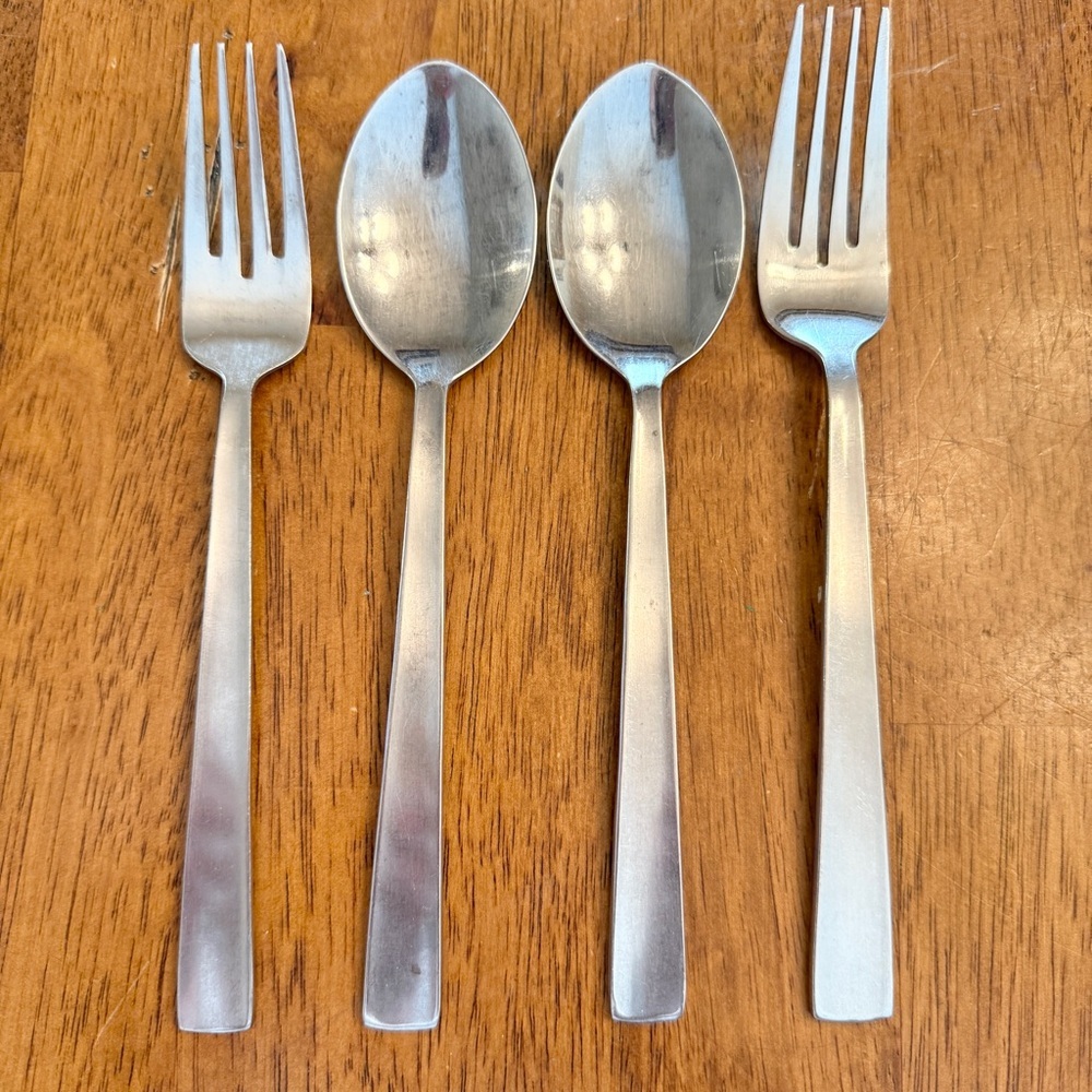 Cambridge Stainless Steel Flatware Replacement Pcs 2 Spoons 1 Fork‎ 1 Salad Fork